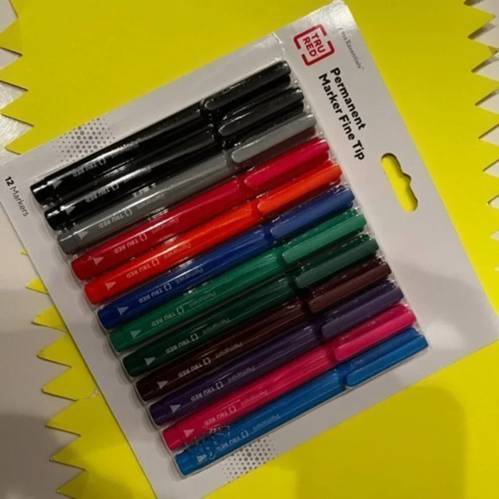 Tru Red / Staples permanent markers
